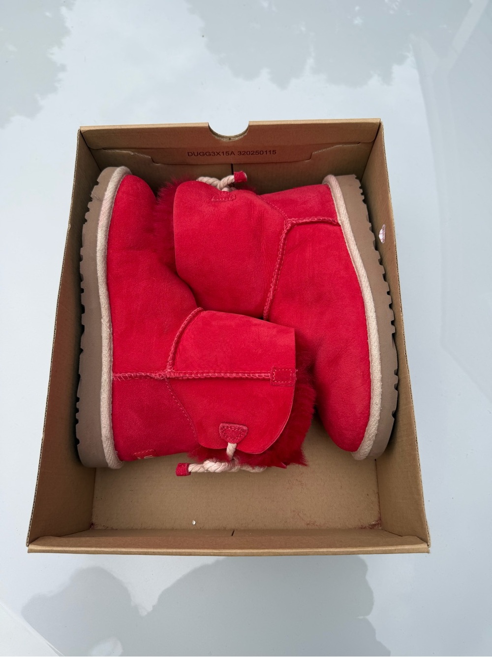 UGG Selene Red Suede Winter Boot